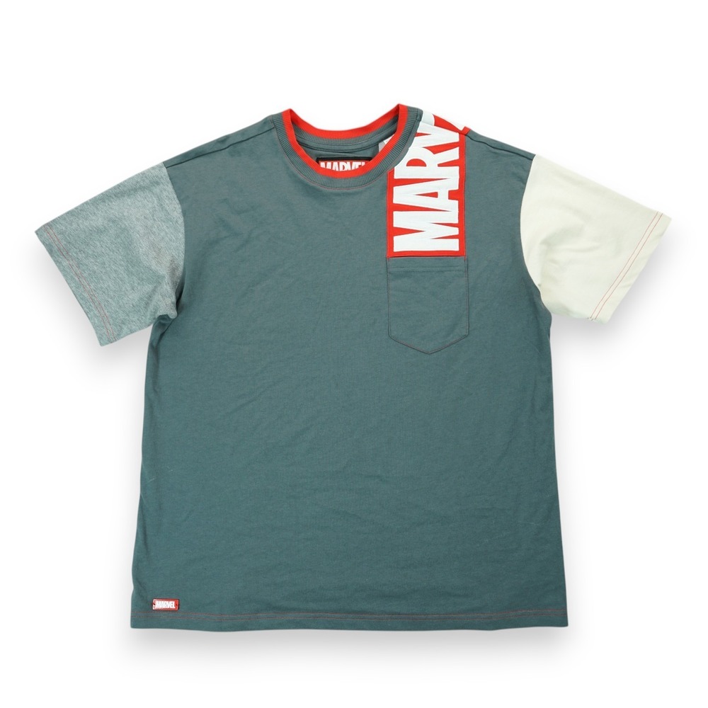 Disney Parks Marvel Logo Shirt Gray Red 1939 Adult Unisex Mens Large